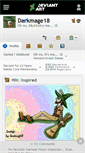 Mobile Screenshot of darkmage18.deviantart.com