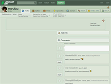 Tablet Screenshot of murukku.deviantart.com