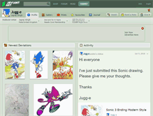 Tablet Screenshot of jugg-e.deviantart.com