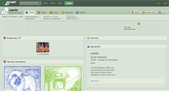 Desktop Screenshot of coonie.deviantart.com