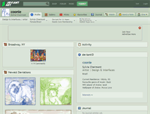 Tablet Screenshot of coonie.deviantart.com