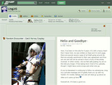 Tablet Screenshot of linglks.deviantart.com