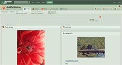 Desktop Screenshot of goldfishfactory.deviantart.com