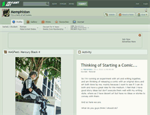 Tablet Screenshot of memphiston.deviantart.com