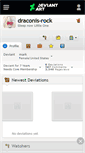Mobile Screenshot of draconis-rock.deviantart.com