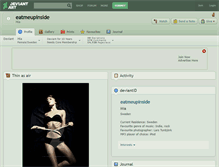 Tablet Screenshot of eatmeupinside.deviantart.com