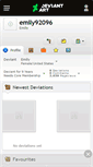 Mobile Screenshot of emily92096.deviantart.com