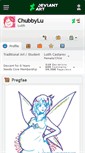 Mobile Screenshot of chubbylu.deviantart.com