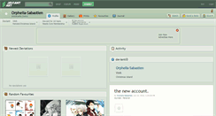 Desktop Screenshot of orphelia-sabastien.deviantart.com