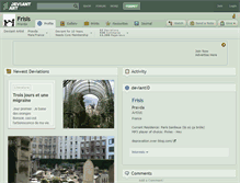 Tablet Screenshot of frisis.deviantart.com