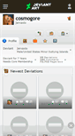 Mobile Screenshot of cosmogore.deviantart.com