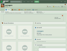 Tablet Screenshot of cosmogore.deviantart.com