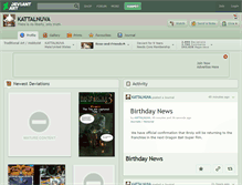 Tablet Screenshot of kattalnuva.deviantart.com