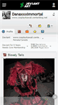 Mobile Screenshot of danaxxximmortal.deviantart.com