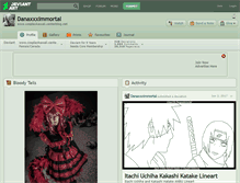 Tablet Screenshot of danaxxximmortal.deviantart.com