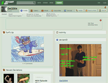 Tablet Screenshot of del2004.deviantart.com