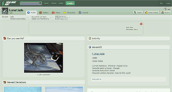 Desktop Screenshot of lunarjade.deviantart.com