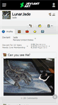 Mobile Screenshot of lunarjade.deviantart.com
