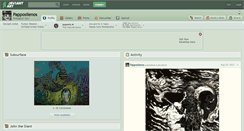 Desktop Screenshot of papposilenos.deviantart.com