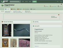 Tablet Screenshot of dragonkindred.deviantart.com