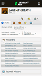 Mobile Screenshot of page-of-breath.deviantart.com