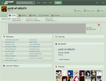 Tablet Screenshot of page-of-breath.deviantart.com