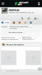 Mobile Screenshot of mothcat.deviantart.com