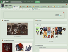 Tablet Screenshot of mahrkale.deviantart.com