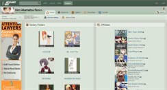 Desktop Screenshot of ken-akamatsu-fans.deviantart.com