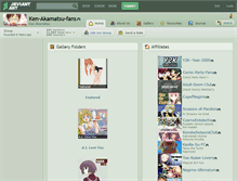 Tablet Screenshot of ken-akamatsu-fans.deviantart.com