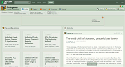Desktop Screenshot of freakgamer.deviantart.com