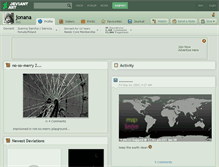 Tablet Screenshot of jonana.deviantart.com