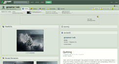 Desktop Screenshot of gossamer-web.deviantart.com