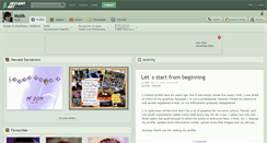 Desktop Screenshot of molik.deviantart.com