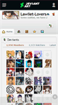 Mobile Screenshot of lawliet-lovers.deviantart.com