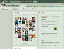 Tablet Screenshot of lawliet-lovers.deviantart.com