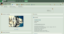 Desktop Screenshot of iwasbornready.deviantart.com
