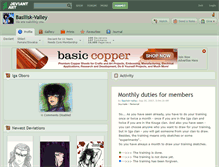 Tablet Screenshot of basilisk-valley.deviantart.com