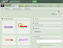 Tablet Screenshot of danyelaxd.deviantart.com