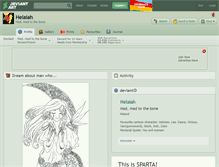 Tablet Screenshot of helaiah.deviantart.com