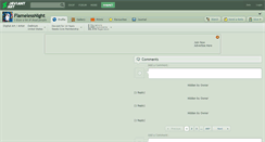 Desktop Screenshot of flamelessnight.deviantart.com