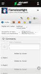Mobile Screenshot of flamelessnight.deviantart.com