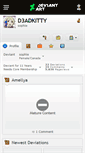 Mobile Screenshot of d3adkitty.deviantart.com