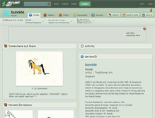 Tablet Screenshot of bunnkie.deviantart.com