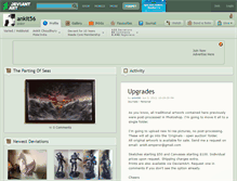 Tablet Screenshot of ankit56.deviantart.com