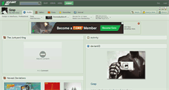 Desktop Screenshot of gosp.deviantart.com