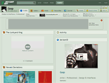 Tablet Screenshot of gosp.deviantart.com