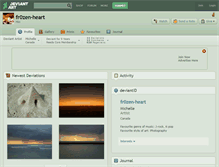 Tablet Screenshot of fr0zen-heart.deviantart.com