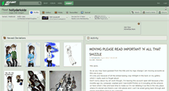 Desktop Screenshot of hollydarkside.deviantart.com