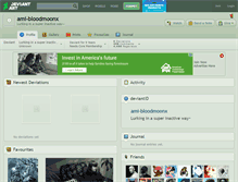 Tablet Screenshot of ami-bloodmoonx.deviantart.com